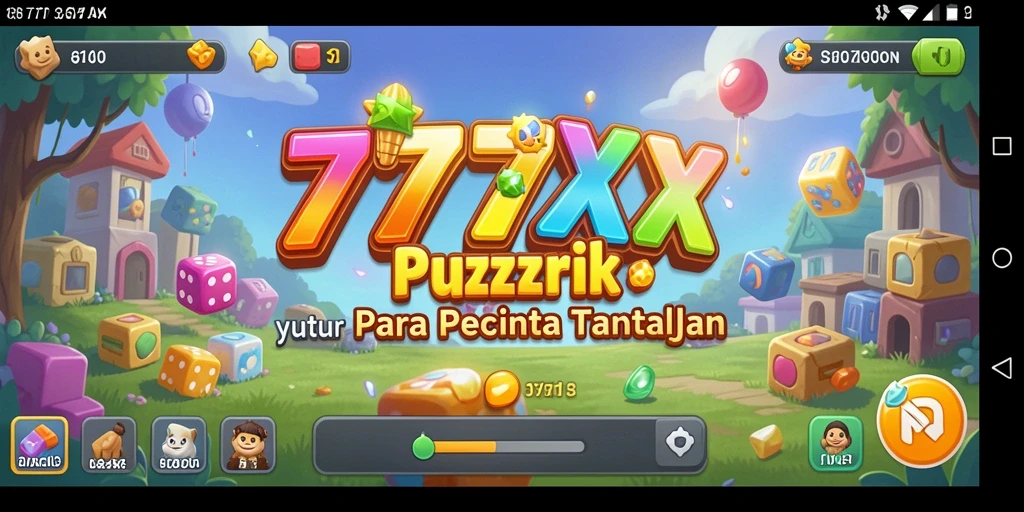Screenshot gameplay 777ZX yang menunjukkan tantangan puzzle.
