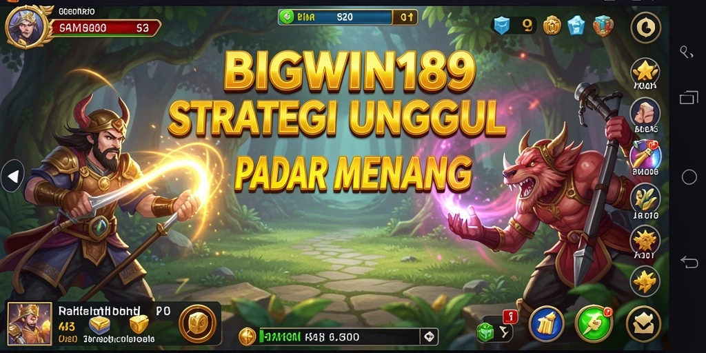 Tampilan gameplay mendebarkan dalam BIGWIN189 yang penuh strategi.