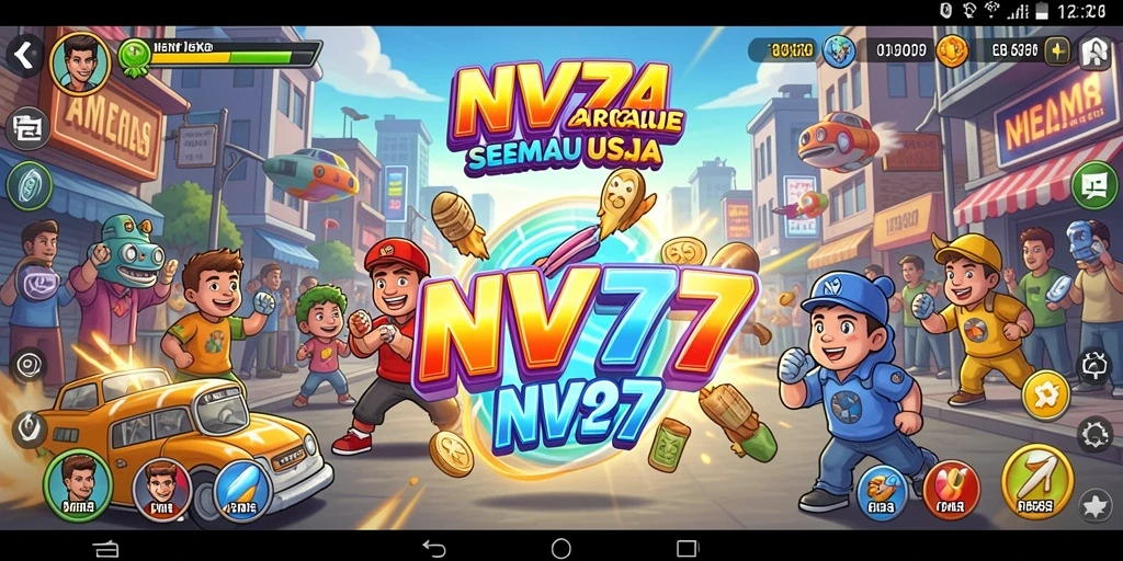 Tampilan gameplay seru dari NV77 yang penuh tantangan.