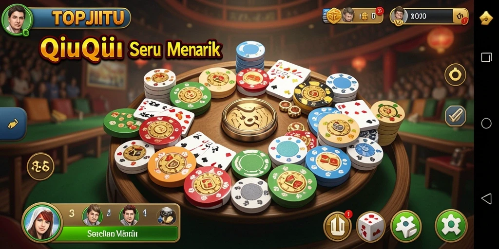 Tangkapan layar gameplay QiuQiu yang mendebarkan dan penuh aksi.