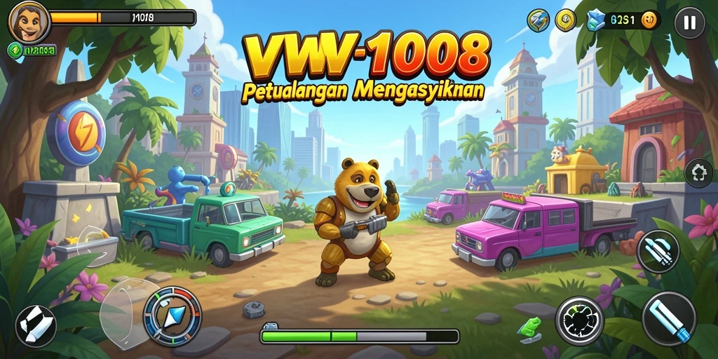 Tampilan gameplay VW108 yang penuh aksi dan keseruan.