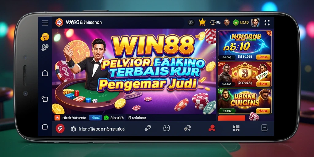 Tampilan permainan Kasino yang mengasyikkan dan menegangkan di WIN88.